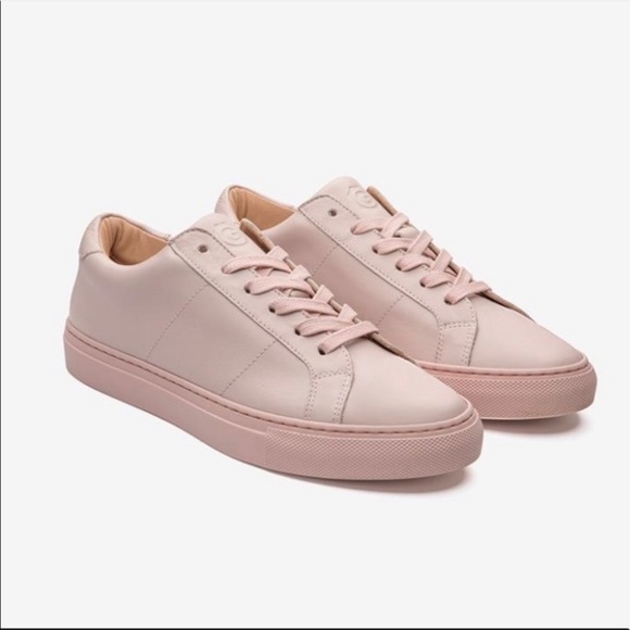 Greats Shoes - GREATS Royal leather sneaker Blush Mono